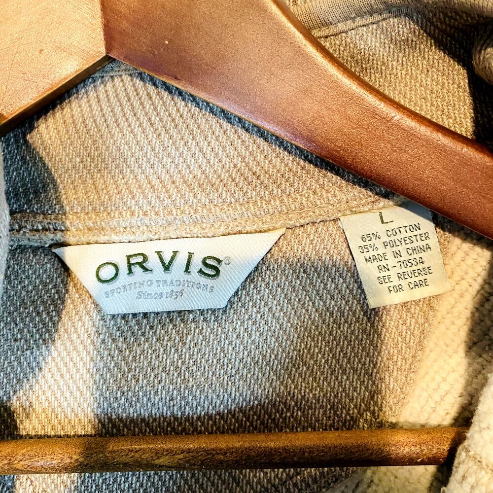 Orvis Hook Button Light Jacket Canvas Long Sleeve… - image 3
